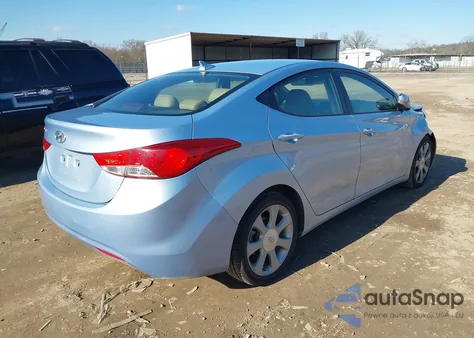 2012 Hyundai Elantra Limited (Ulsan Plant) из США, поврежденный, VIN KMHDH4AE6CU428319